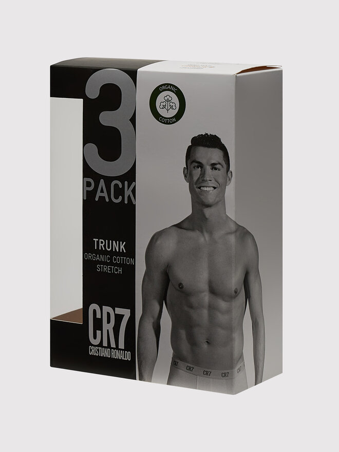 Cristiano Ronaldo CR7 Cristiano Ronaldo CR7 Σετ μποξεράκια 3 τμχ Basic 8100-49-2716 Έγχρωμο