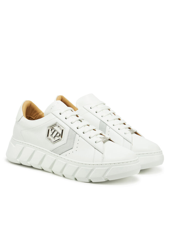 PHILIPP PLEIN Sneakersy PHILIPP PLEIN SAES USC0698 PLE075 Biały