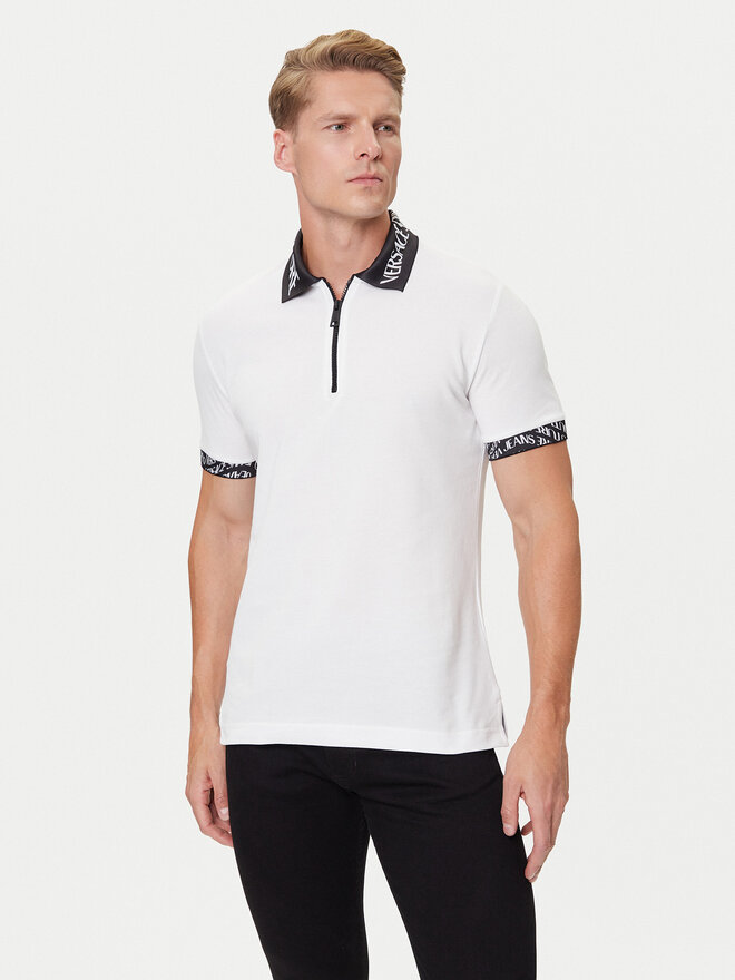 Versace Jeans Couture Versace Jeans Couture Polo 79GAGT02 CJ01T Blanco Regular Fit