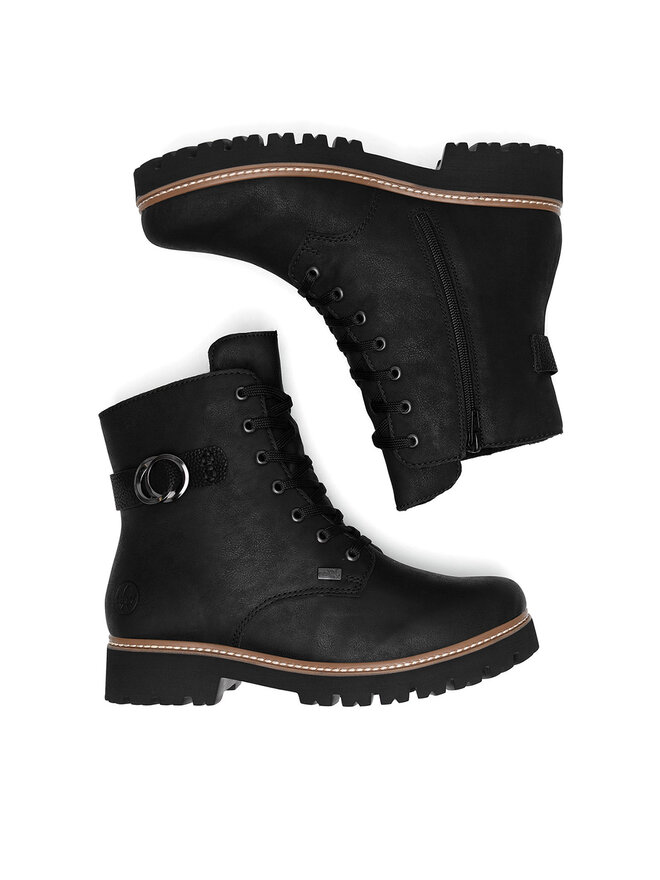 Rieker Schnürschuhe Rieker Z5723-00 Schwarz
