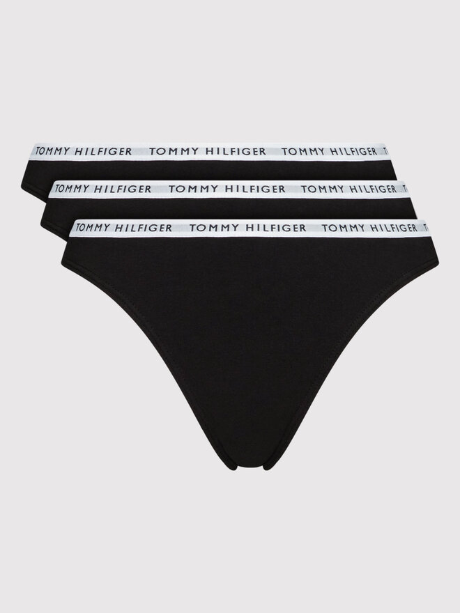 Tommy Hilfiger Tommy Hilfiger 3er-Set klassische Damenslips UW0UW02828 Schwarz