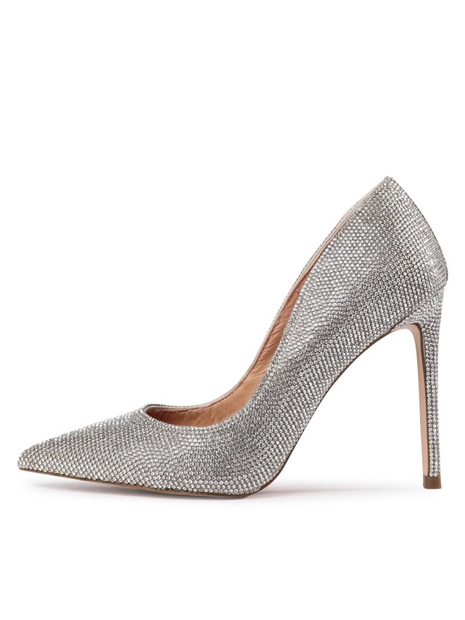 Steve Madden Szpilki Steve Madden Vala-R SM11000751-02003-968 Srebrny