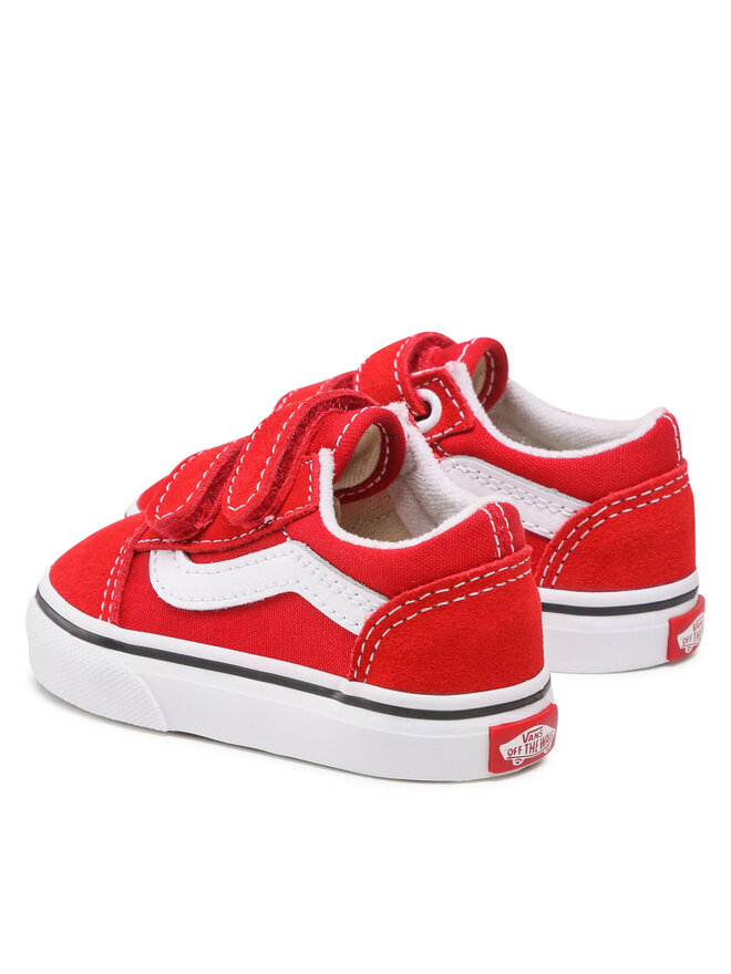 Vans old skool v red outlet