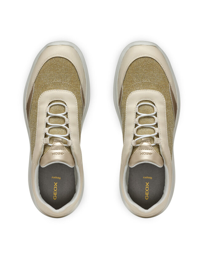 Geox Sneakersy Geox D Plummery D55YNA 0LYBC C2L1S Złoty