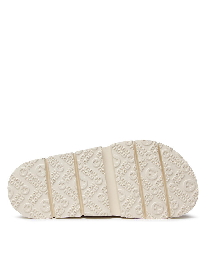 Mou Шльопанці Mou Criss Cross Bio Bio Sandal Plain SW461000G Білий