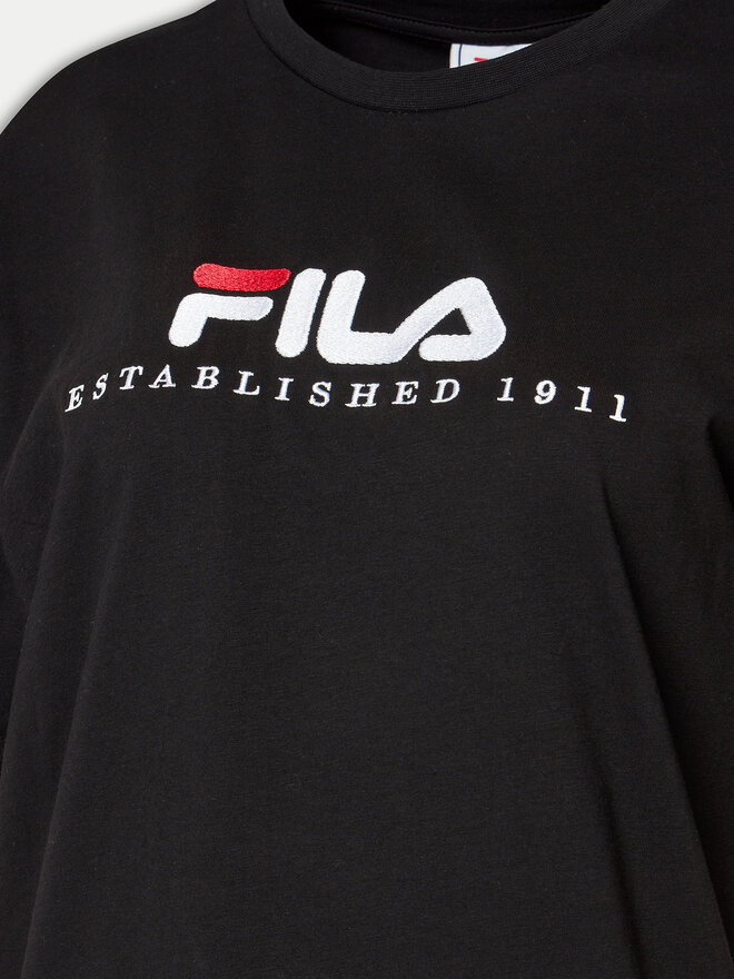Fila Fila Marškinėliai FAU0147 Juoda Regular Fit