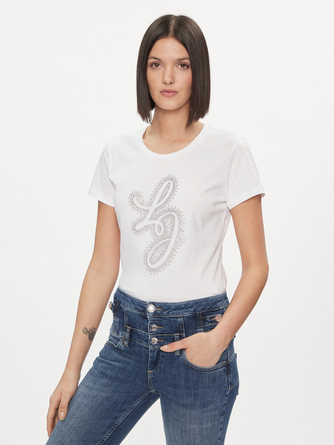Liu Jo Liu Jo Camiseta WA4051 JS923 Blanco Regular Fit