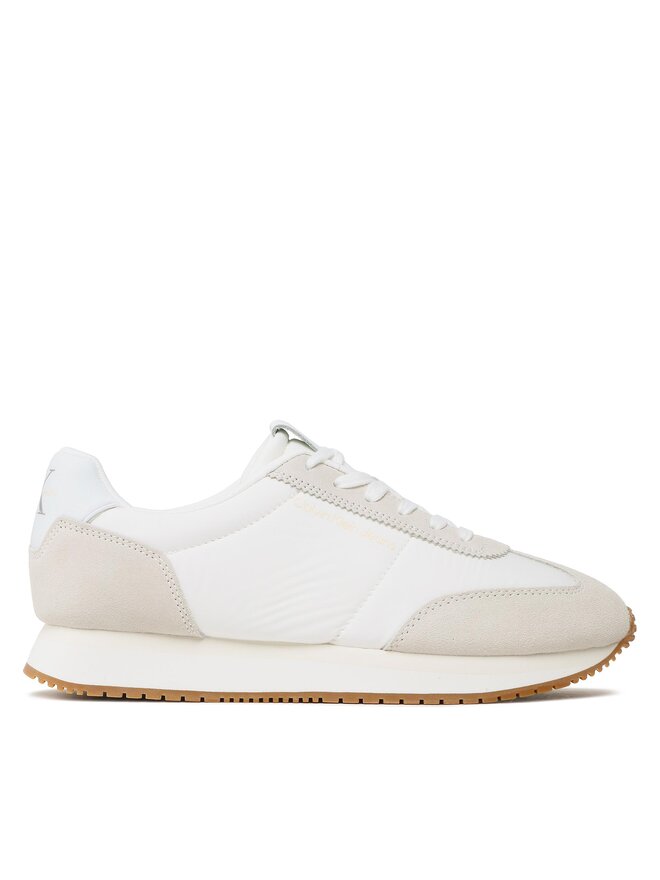 Calvin Klein Jeans Tenisice Calvin Klein Jeans Retro Runner Wingtip Mix YM0YM00620 Bijela