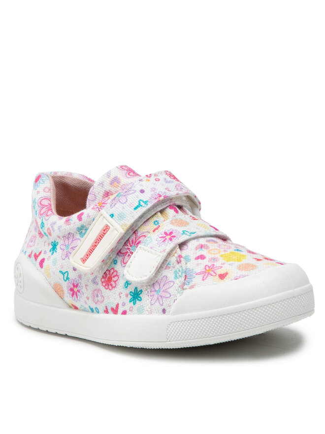 Sneakers aus Stoff Biomecanics 222271 B M WeiB eschuhe