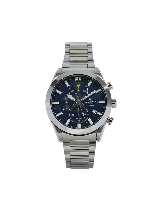Casio Годинник Casio Edifice Sapphire Chronograph EFB-710D-2AVUEF Срібний