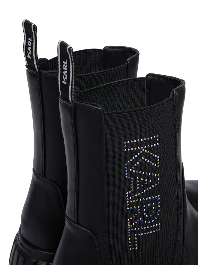KARL LAGERFELD Stiefeletten KARL LAGERFELD Kreeper Wedge KL44460 Schwarz
