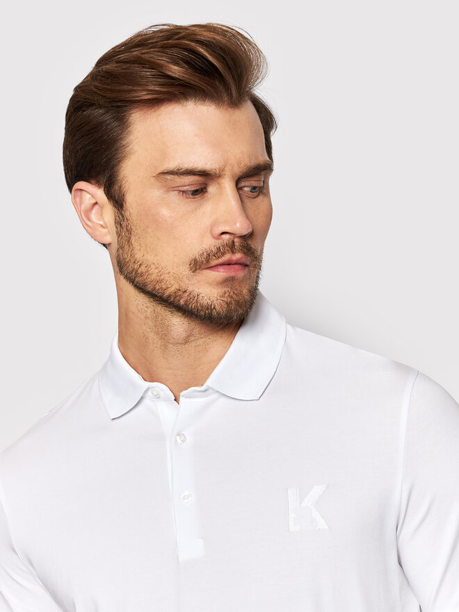 KARL LAGERFELD KARL LAGERFELD Poloshirt 745890 500221 Weiß Regular Fit