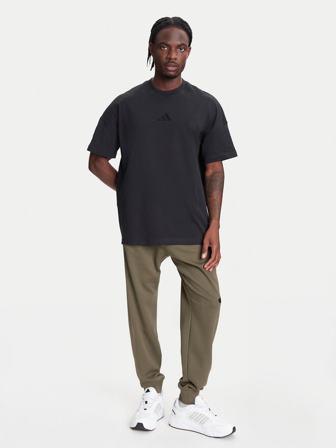 adidas adidas T-Shirt ALL SZN IY4150 Schwarz Loose Fit