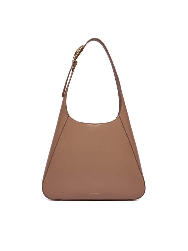 Calvin Klein Handtasche Calvin Klein Hardware Adj Strap Medium Bag LV04F3402G Beige