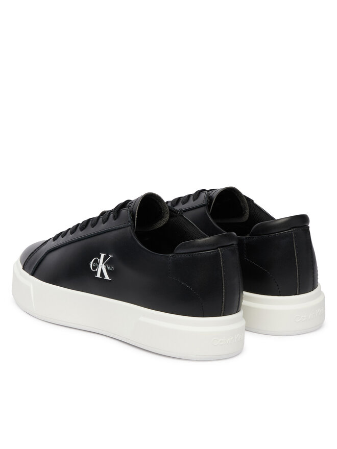 Calvin Klein Sneakers Calvin Klein Basket Cupsole Laceup Lth Ml YM0YM01460 Schwarz