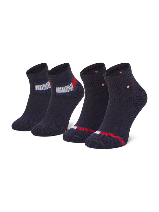 Tommy Hilfiger 2er-Set hohe Kindersocken Tommy Hilfiger 100002319 Dunkelblau