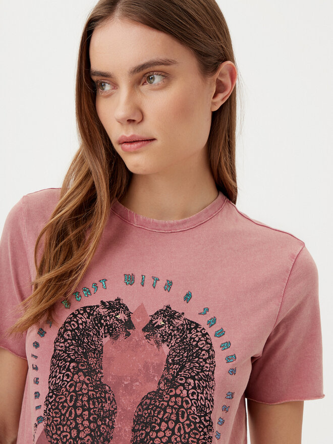 ONLY ONLY Camiseta Lucy 15307412 Rosa Regular Fit