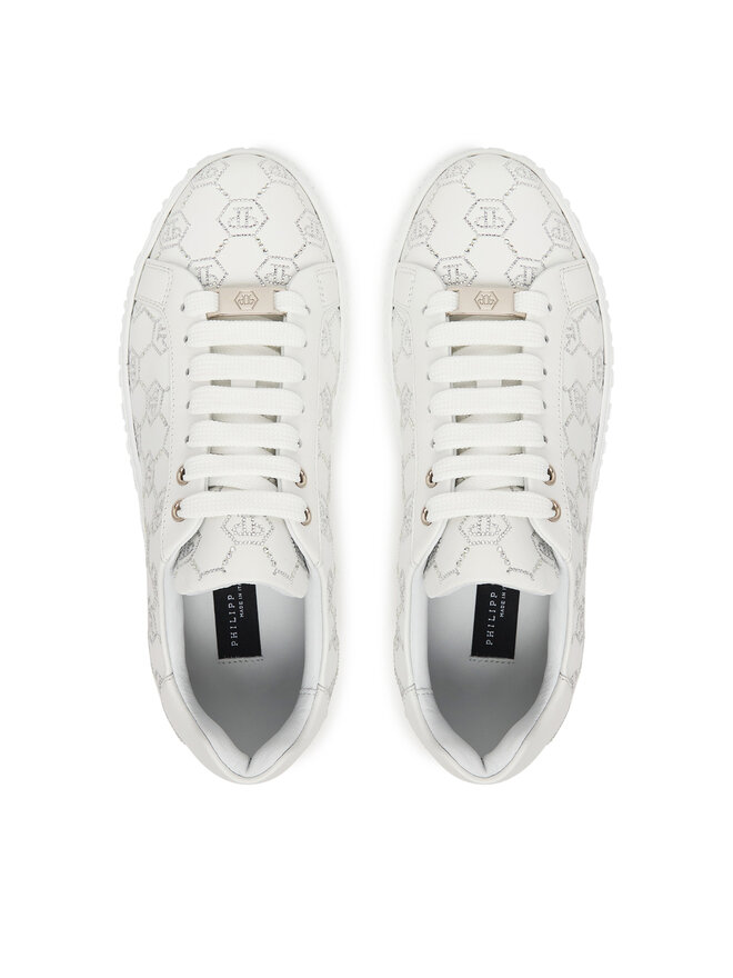 PHILIPP PLEIN Снікерcи PHILIPP PLEIN SAFS USC0920 PLE005N Білий