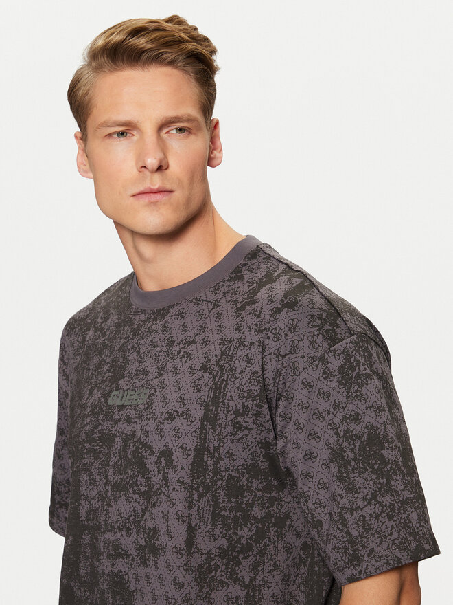 Guess Guess Marškinėliai Z5RI16 I3Z14 Juoda Boxy Fit