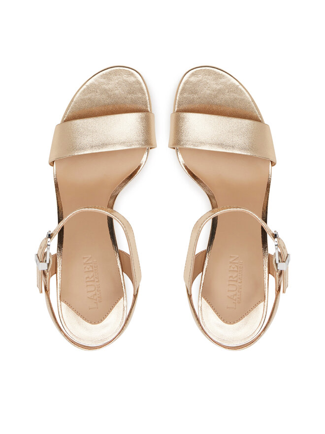 LAUREN RALPH LAUREN Sandały LAUREN RALPH LAUREN Gwen 802956289002 Złoty