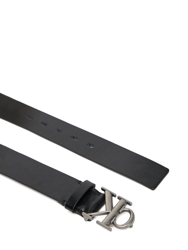 Calvin Klein Ζώνη Ανδρική Calvin Klein Ck Buckle Tumbled 35Mm LV04D7016G Μαύρο