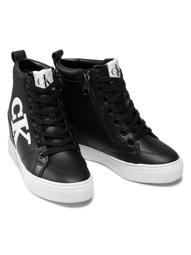 Calvin Klein Jeans Sneakers Calvin Klein Jeans Hidden Wedge Sneaker YW0YW00438 Schwarz