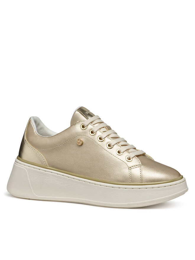 Geox Sneakersy Geox D Sunnetty D55YHA 0NFBN C2012 Złoty