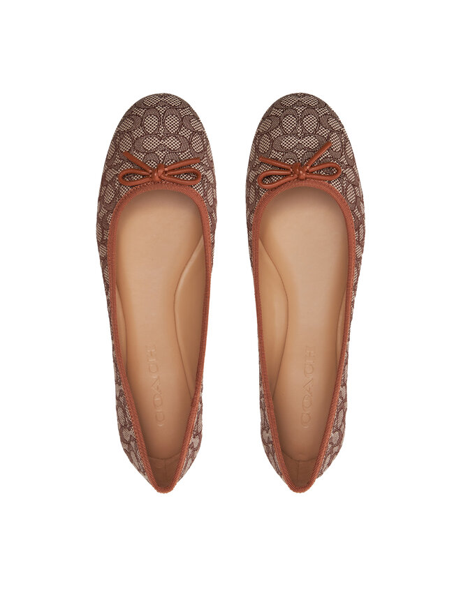Coach Балеринки Coach Abigail CT240 Кафяв