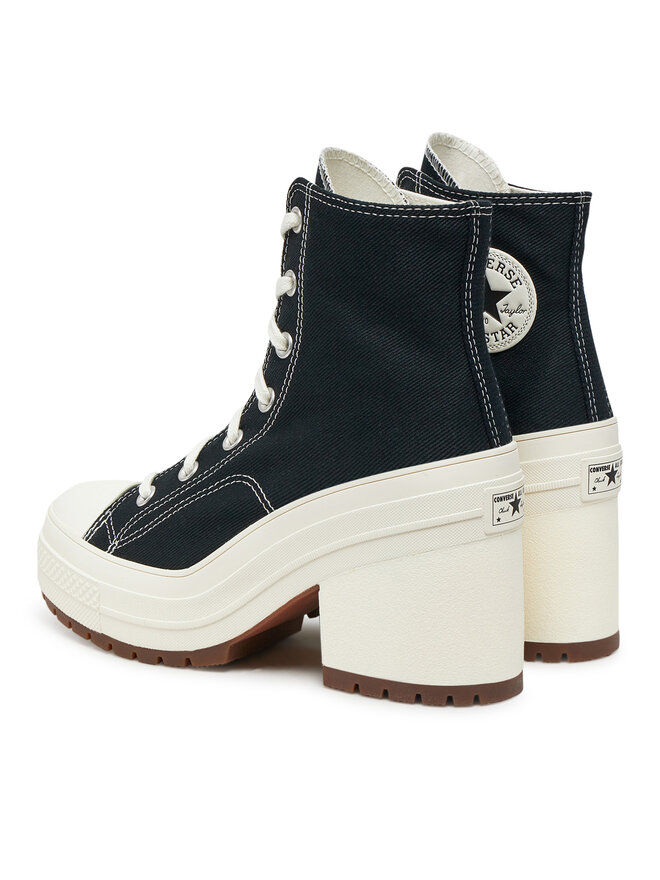 Converse Polokozačky Converse Chuck 70 De Luxe Heel A05347C Černá
