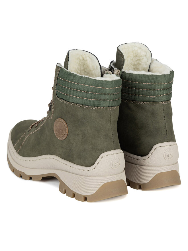Rieker Schnürschuhe Rieker X9334-54 Grün