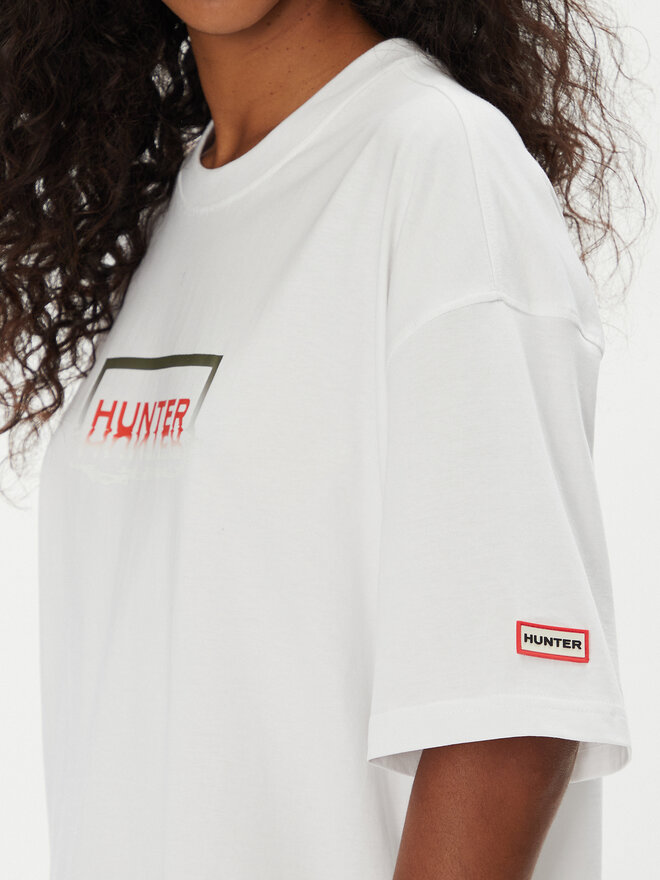 Hunter Hunter Футболка Abele UNISEX HARU0007251 Білий Regular Fit