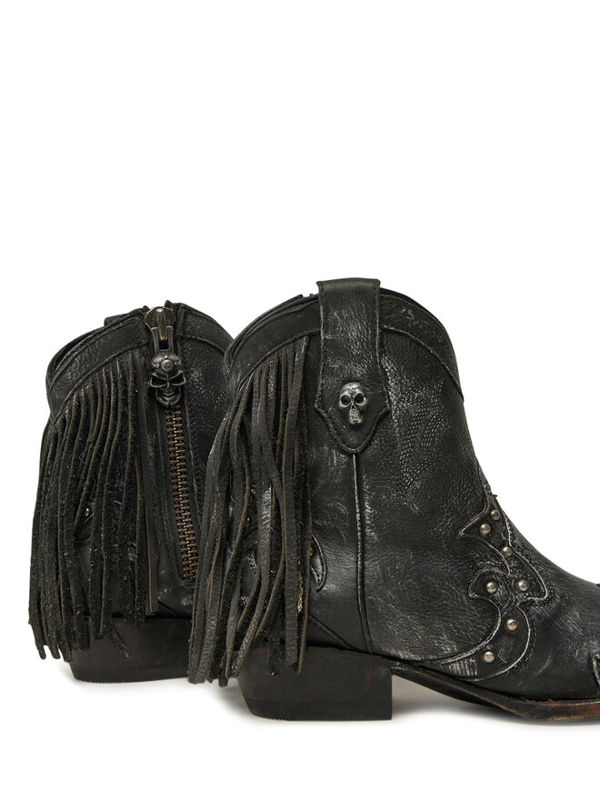 NEW ROCK Kowbojki NEW ROCK M-WSTM003-S1 Czarny