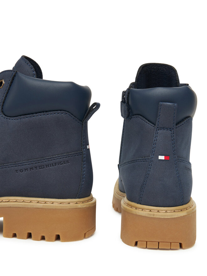 Tommy Hilfiger Schnürstiefeletten Tommy Hilfiger T3X5-34125-1269 D Dunkelblau