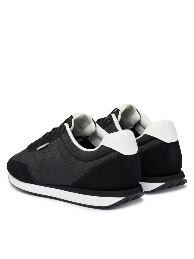 Calvin Klein Sneakers Calvin Klein Retro Runner Ripstop Aop Ny HM0HM02140 Schwarz