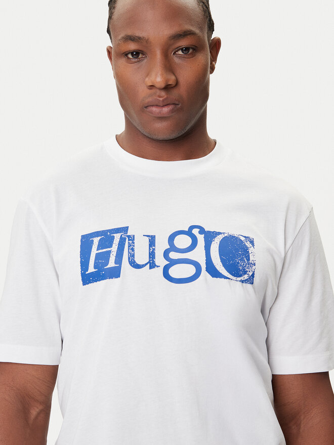 HUGO HUGO Camiseta Nugix 50543485 Blanco Regular Fit
