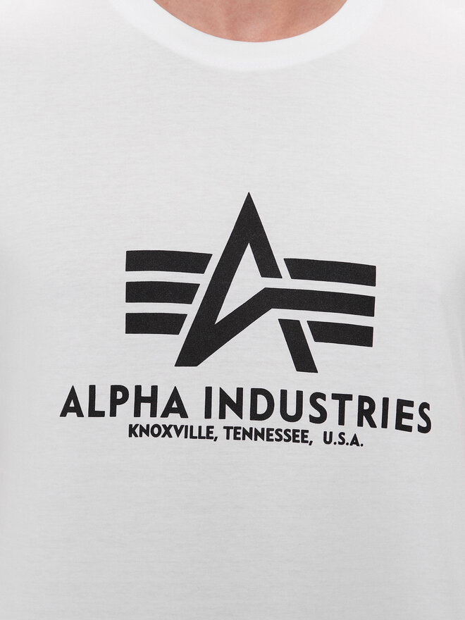 Alpha Industries Alpha Industries T-Shirt Basic 100501 Weiß Regular Fit