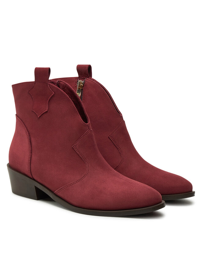 R.Polański Cowboystiefel R.Polański 1947 Dunkelrot