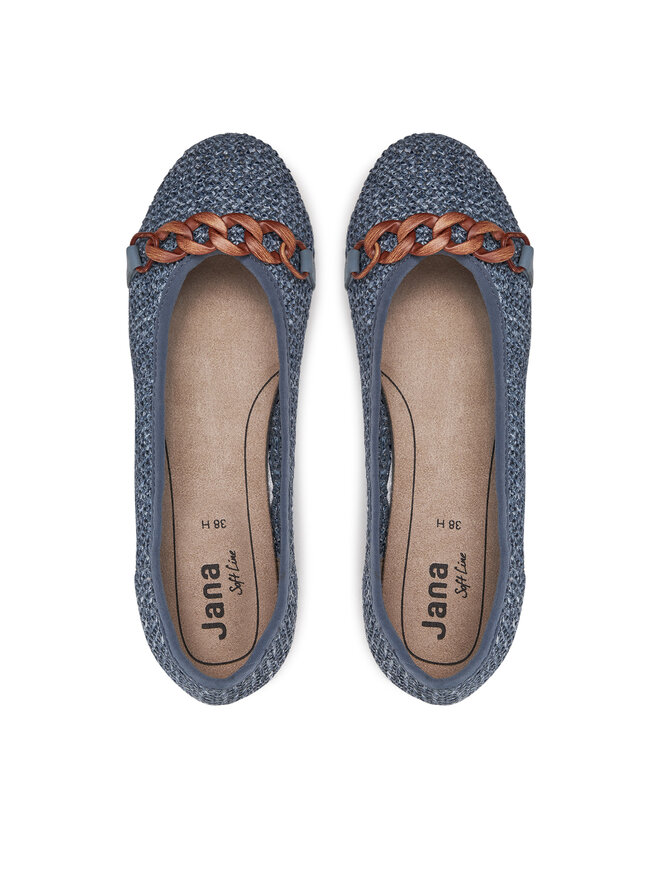Jana Bailarinas Jana 8-22171-44 Azul marino