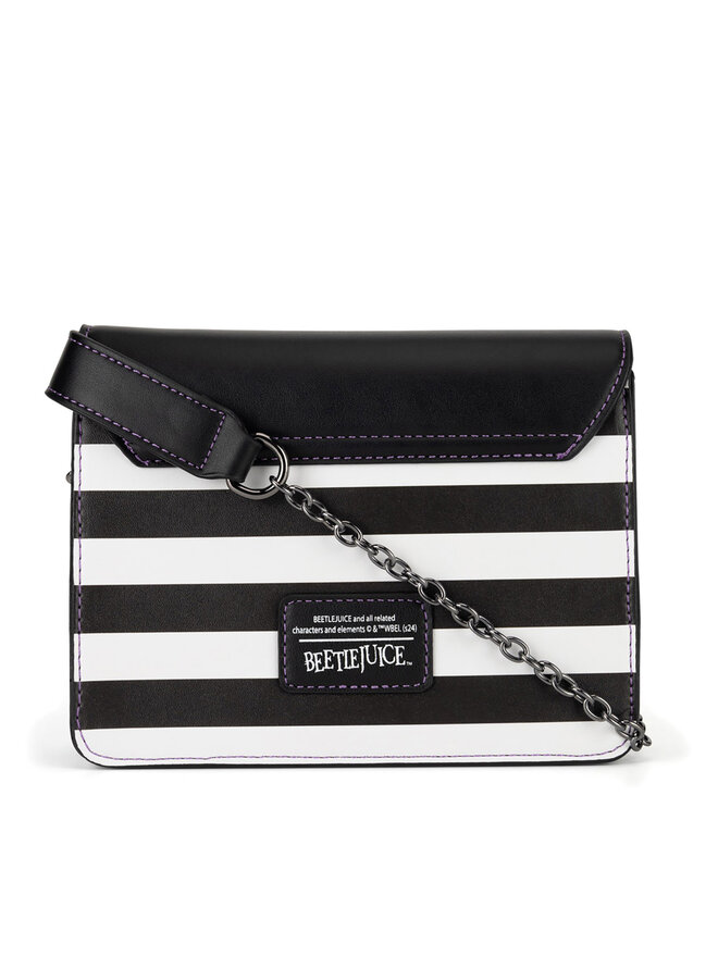 BEETLEJUICE Handtasche BEETLEJUICE ACCCS-AW24-322WBBJ Schwarz