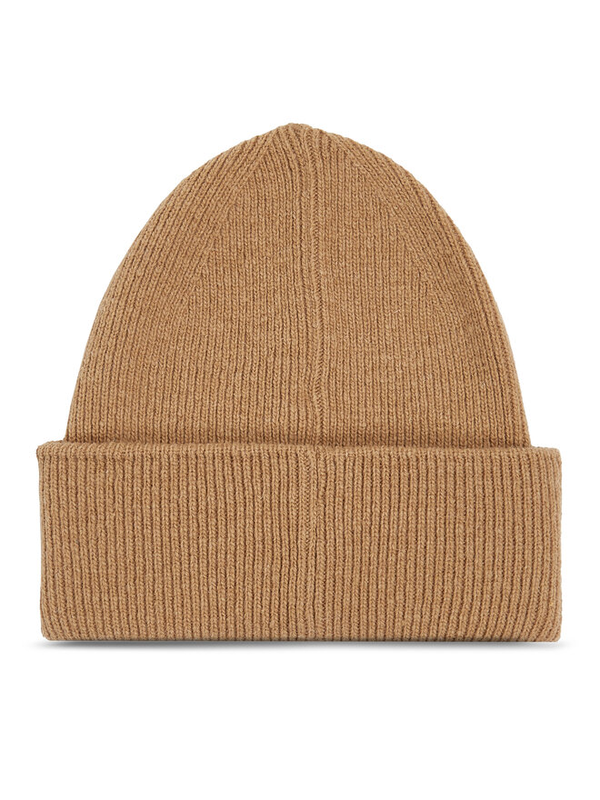 Calvin Klein Cepure Calvin Klein Leather Patch Docker Beanie K50K510978 Zaļš