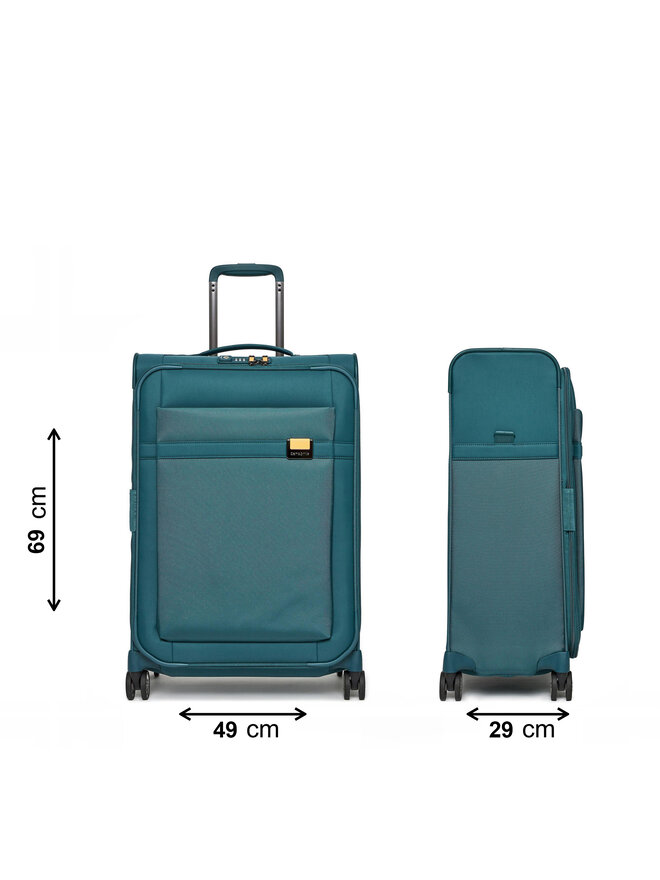 Samsonite Střední kufr Samsonite KE0-41005 A481 Zelená