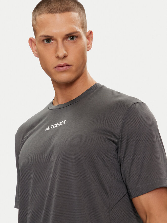 adidas adidas Marškinėliai Terrex Multi T-Shirt HM4048 Juoda Regular Fit