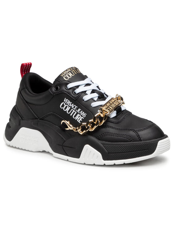Versace Jeans Couture Снікерcи Versace Jeans Couture E0YWASF4 Чорний