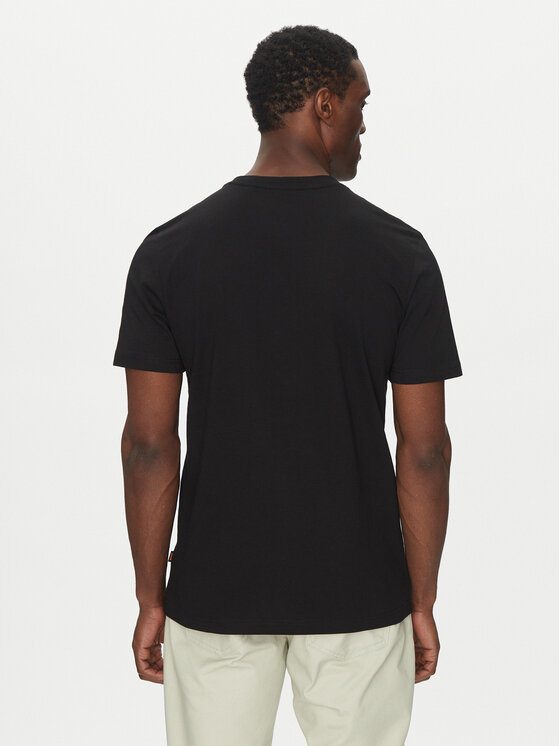 BOSS BOSS Футболка Te_Dunetrace 50539187 Чорний Regular Fit