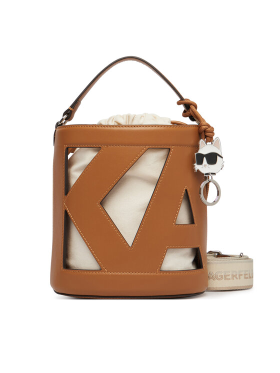 KARL LAGERFELD Torebka KARL LAGERFELD B3W30142 Kremowy