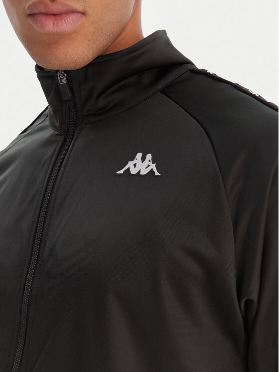 Kappa Kappa Sudadera Banda Anniston 301EFU0 Negro Slim Fit