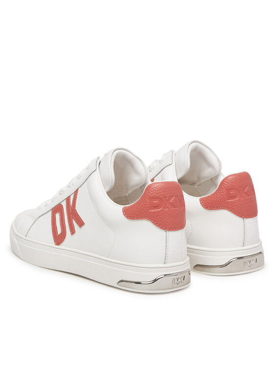 DKNY Sneakersy DKNY Abeni Lace Up Sneaker K1300916 Biela