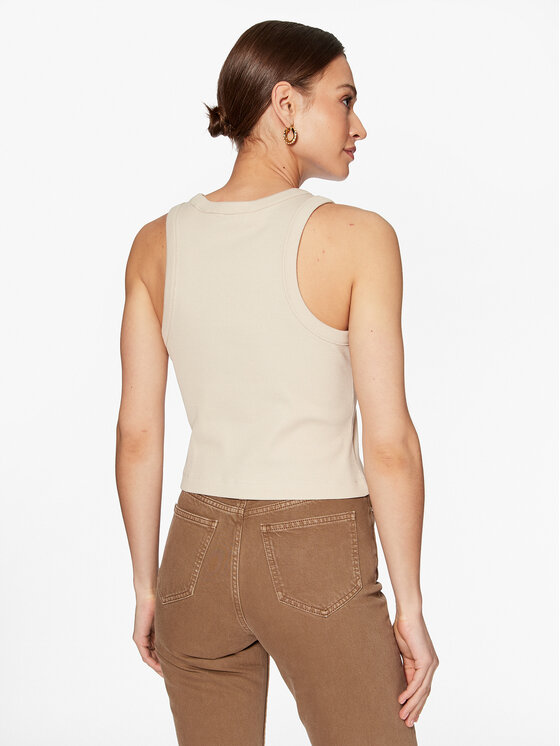 Calvin Klein Jeans Calvin Klein Jeans Top J20J221055 Bež Regular Fit