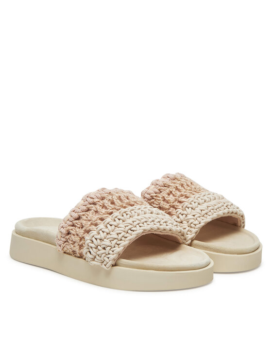 Inuikii Шльопанці Inuikii Loose Knitted 70104-110 Бежевий