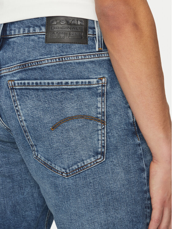 G-STAR G-Star Raw Τζιν σορτσάκια Mosa D24430-C052 C606 Μπλε Regular Fit